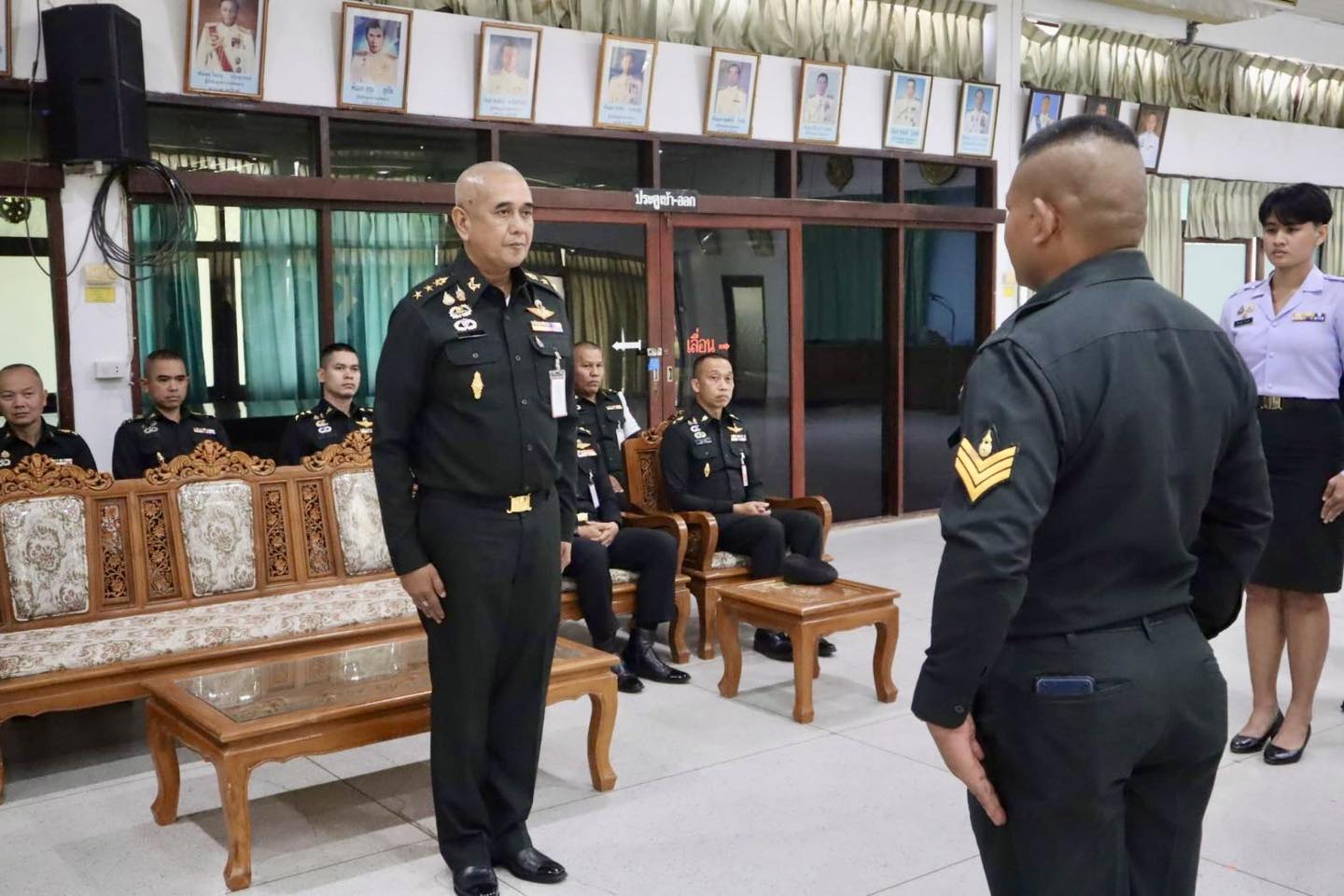 พิธีเปิดการฝึกอบรมหลักสูตรผู้บังคับสุนัขค้นหาและช่วยเหลือผู้ประสบภัย รุ่นที่ ๒